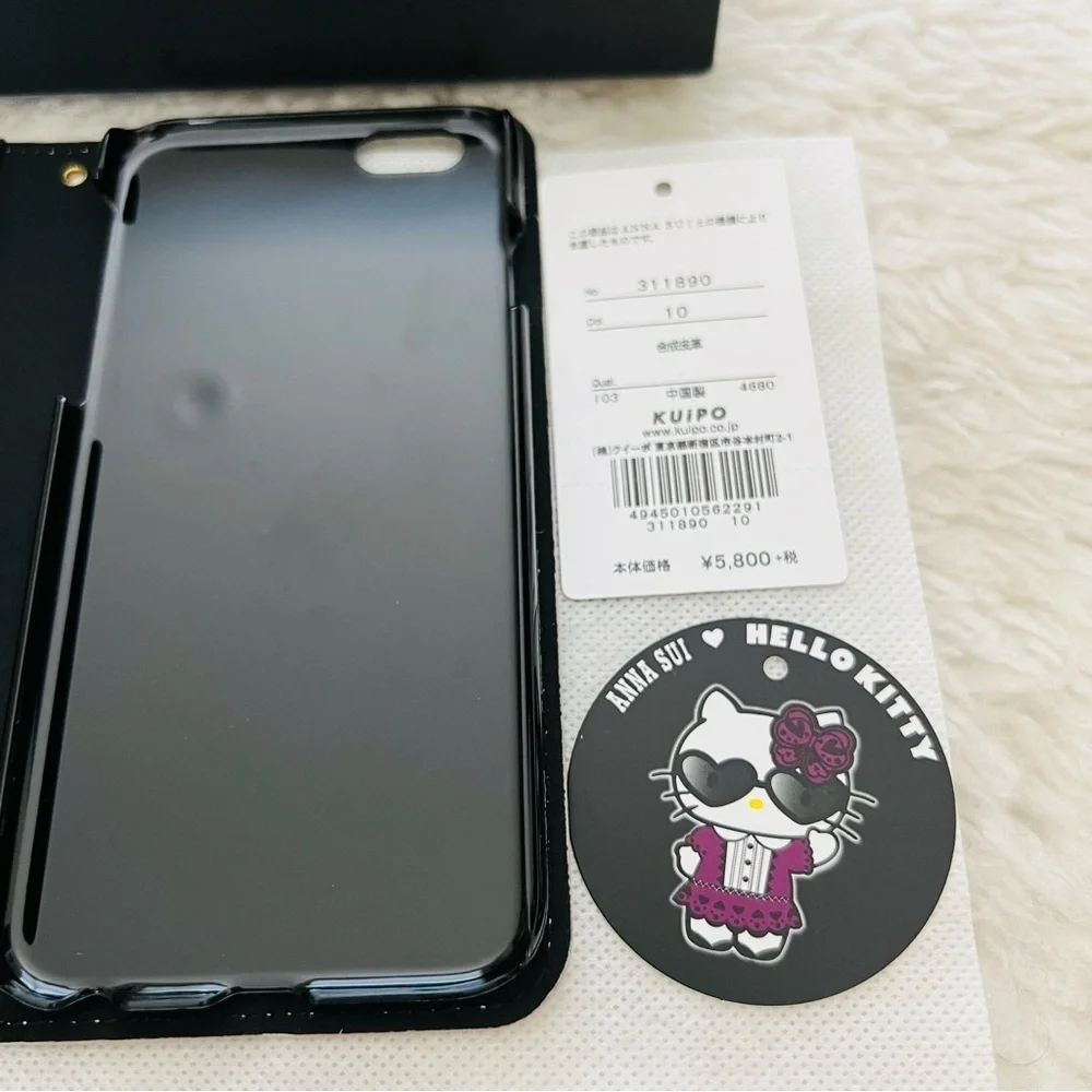 Anna Sui Hello Kitty Colaboration Cards/Mirror/Phone Case w/ Box